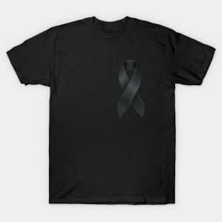 Mourning and melanoma symbol T-Shirt